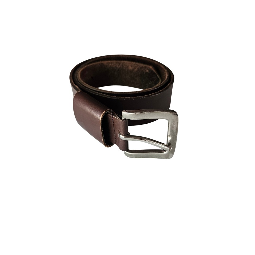 Genuine Leather Belt Brown Made in India Men's Size 36 Casual Jean Belt